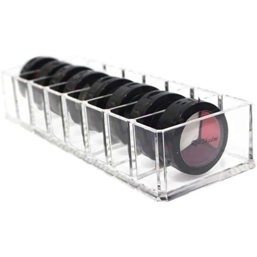 4 Pack Acrylic Compact Organizer Cosmetics Beauty Care Powder Holder Blushes